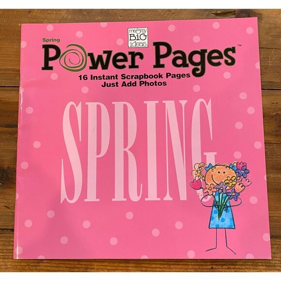Power Page Instant Scrapbook Set of 5 Spring, Summer, Fall, Winter, School Days - Picture 3 of 16